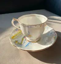 Royal Albert Tea Coffee Cup with Saucer Rosedale Bone China