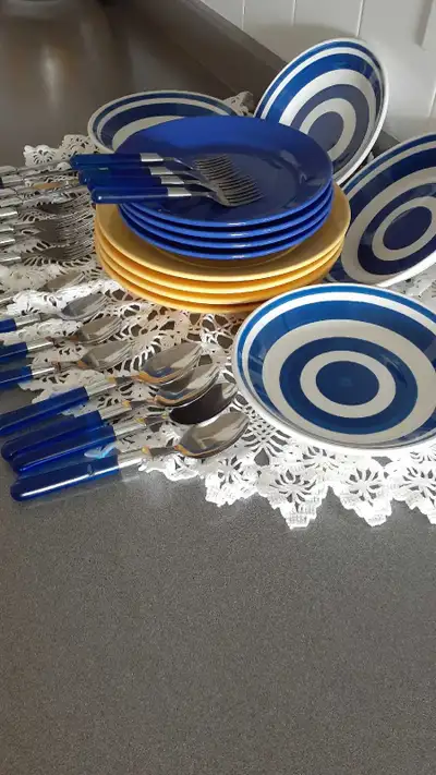 all these colorful dishes for a steal, View more