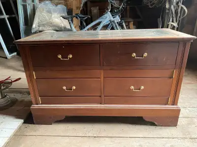 Sideboard display cabinet - solid wood handmade , View more