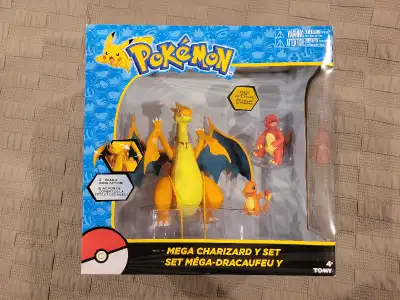 $100 Pokemon Mega Charizard Y Figure Set, View more