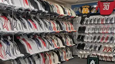 Hundreds of Used Goalie Equipment., View more