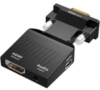 VGA to HDMI Adapter Converter with Audio AUX Cable 1080P 60Hz
