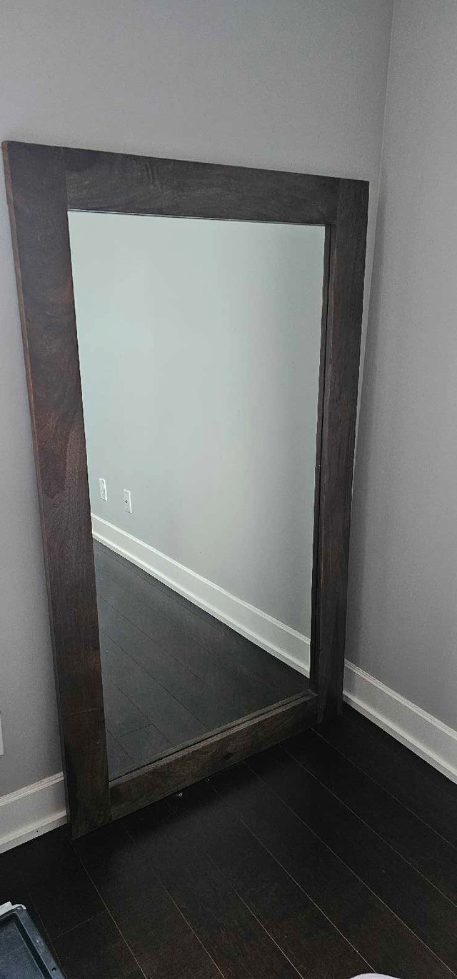 Rustic XL Floor mirror - excellent conditon in Other in Mississauga / Peel Region