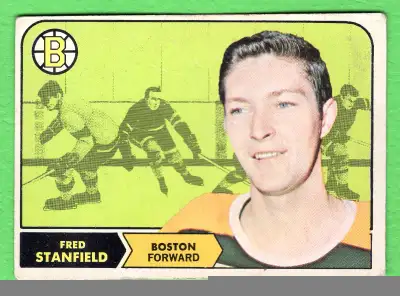 OPC 1968-69 #10, 25, 84, 97, 155 VENDUE A L'UNITÉ MIKITA,EHMAN++ 1968-69 O-Pee-Chee #10 Fred Stanfie...
