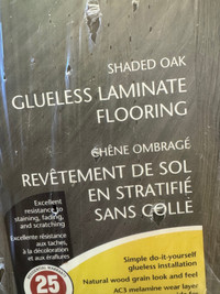 Laminate flooring, glueless 