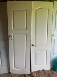 2, 24 inch wide Closet doors