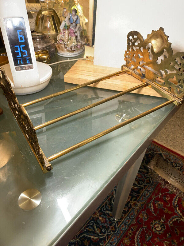 Antique Book Rack Book Ends Expanding. Extending. Art Nouveau La in Arts & Collectibles in Vancouver - Image 3
