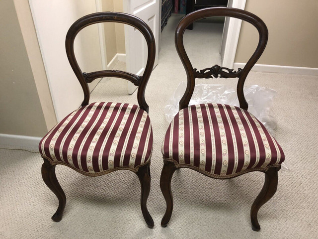 Two antique side chairs in Chairs & Recliners in City of Toronto