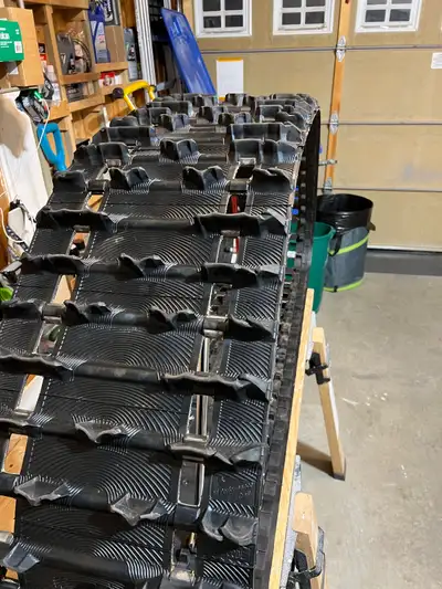 For sale sled track: 137”L x 15”W x 1.25”Lug - pitch: 2.86” Original track, which comes from my 2023...