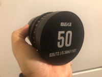 Canon EF Mount (Meike) 50mm T2.1 Manual Focus Prime Cinema Lens