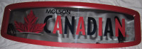 LARGE MOLSON CANADIAN BEER MIRROR SIGN