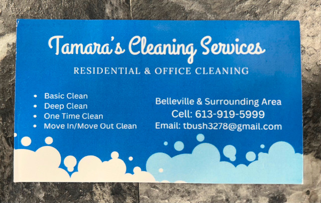 Experienced Residential and Commercial Cleaner in Cleaners & Cleaning in Belleville