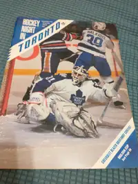 1991-1992 Toronto Maple Leafs program vs Chicago Blackhawks