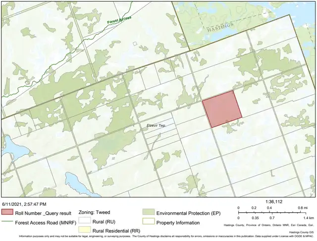 100-acre hunting/recreational property in Tweed Ontario