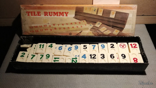 Jeu « Rummy Tile » Vintage dans Jouets et jeux  à Longueuil/Rive Sud - Image 2