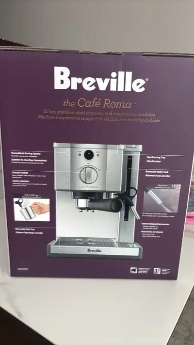 Brand new breville espresso machine , View more