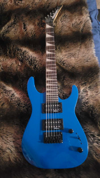 JS Series Dinky Minion JS 1X Bright Blue Guitar