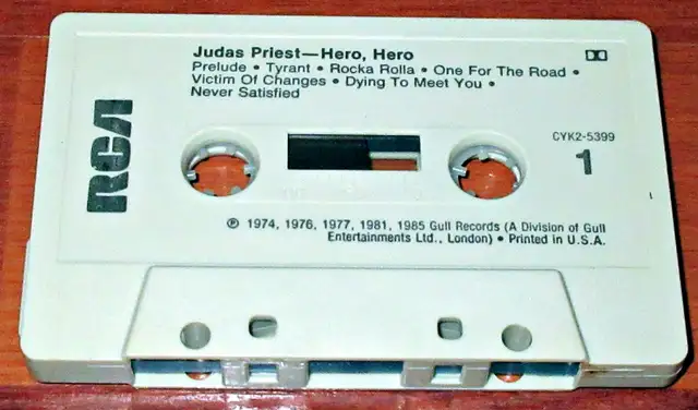 Cassette Tape :: Judas Priest – Hero, Hero in CDs, DVDs & Blu-ray in Hamilton - Image 3