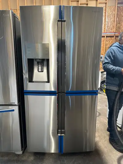 36” SAMSUNG DOUBLE FRENCH DOOR REFRIGERATOR STAINLESS STEEL , View more