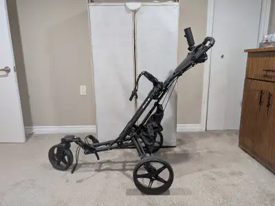 Tour trek 360 3 wheel push golf cart