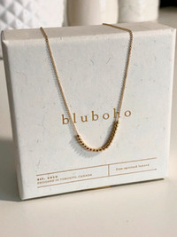 Bluboho Abacus 14k yellow gold necklace
