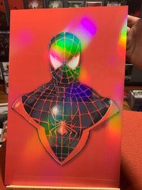 Spiderman Art Print - 11x17 size - FOIL