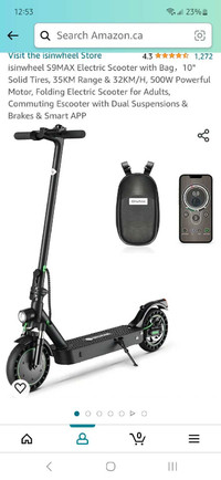 Like new e-scooter still under warranty 
