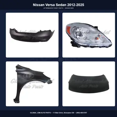 Nissan Versa Sedan 2012-2025 Mirror Hood Grille Fender Parts, View more