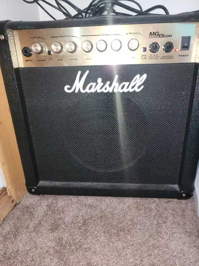 Selling my Marshall Mg series 15 CDR Amp. Only used twice. Selling for $150 firm.