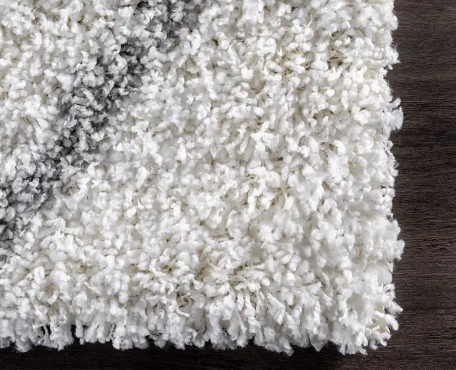 nuLOOM Easy Shag Gray White 8x10 Area Rug in Rugs, Carpets & Runners in Barrie - Image 4