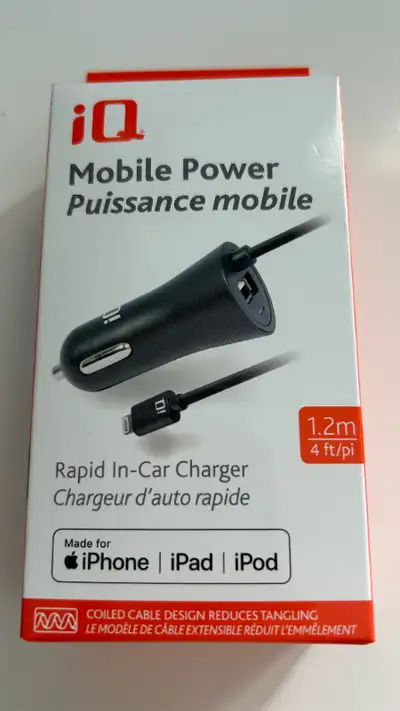 IQ Mobile Charger for iPhone/iPad + USB, View more