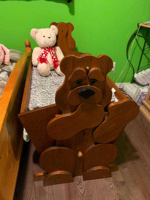 Home made bear cradle in Cribs in Sudbury