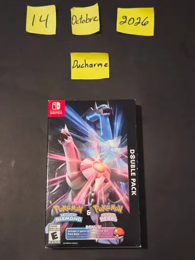 POKEMON DOUBLE PACK VIDEO GAME NINTENDO SWITCH pi314, View more