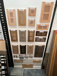 CUSTOM AIR VENTS - NOSINGS - ALL SIZES - MADE FROM YOUR FLOORS!