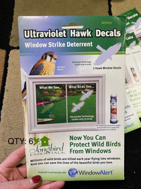 Brand New - Ultraviolet Hawk Window Decals