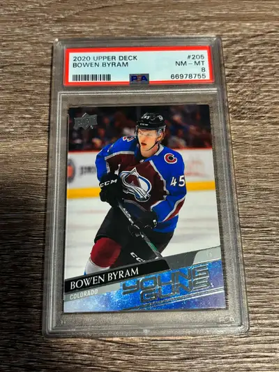 Bowen Byram Young Guns Graded 8 by PSA, View more