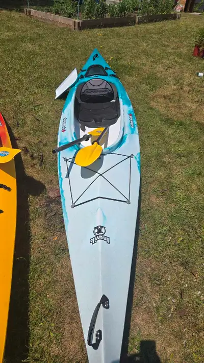 Get ready to paddle into adventure with this Inuvik Kayak, perfect for exploring calm lakes or gentl...