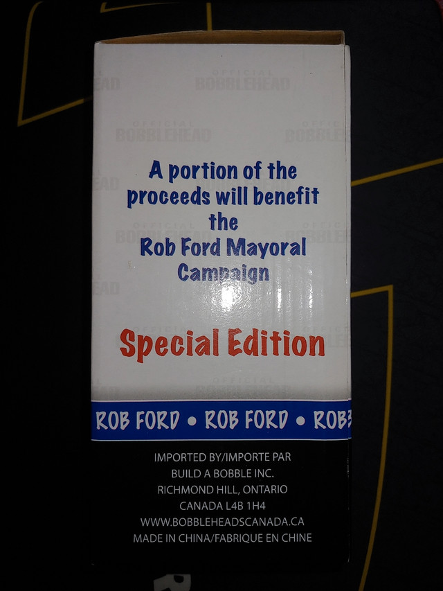 Special Edition: Rob Ford Bobblehead in Arts & Collectibles in City of Toronto - Image 4