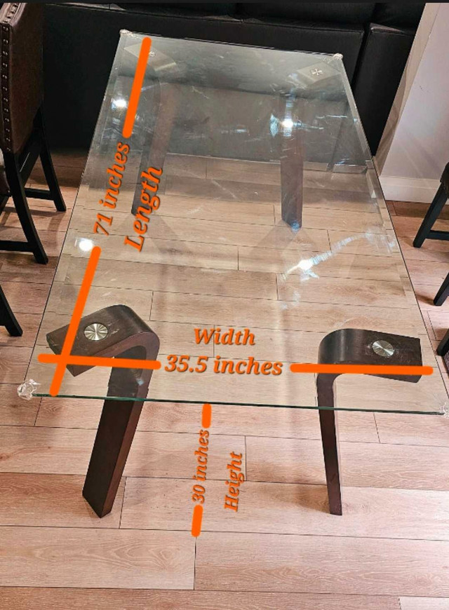 Modern Dining Table for Sale! Must Go! in Dining Tables & Sets in London - Image 2