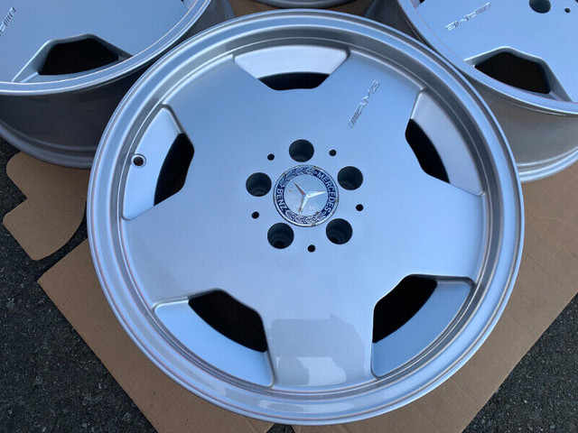 Extremely Rare Set of 17X8 AMG Aero Arrow rims showroom cond in Tires & Rims in Delta/Surrey/Langley - Image 4