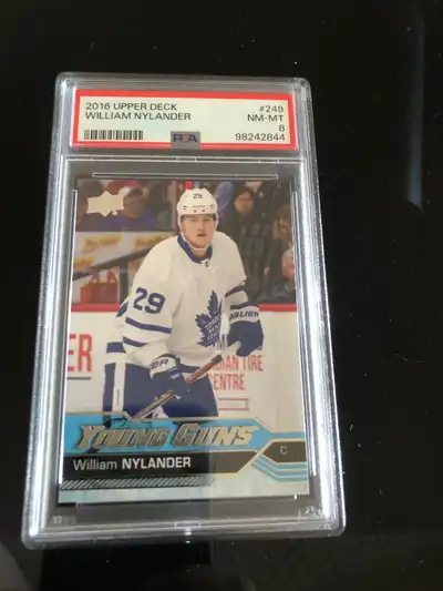 William Nylander Young guns PSA graded rookie card, View more