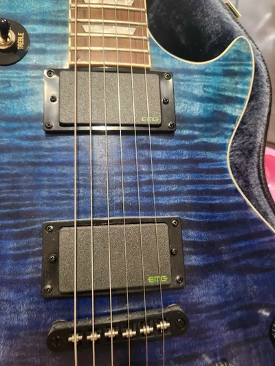 Electric Guitar [DISCOUNTED from $1800], fully custom Blue Ocean, View more