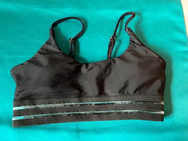 Black Two Piece Swimsuit, size Small63660926923777122