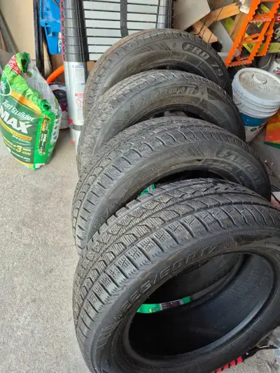 Winter Tires for Sale Winter tires, always stored indoors. Condition as shown in photos. 4 × Farroad...