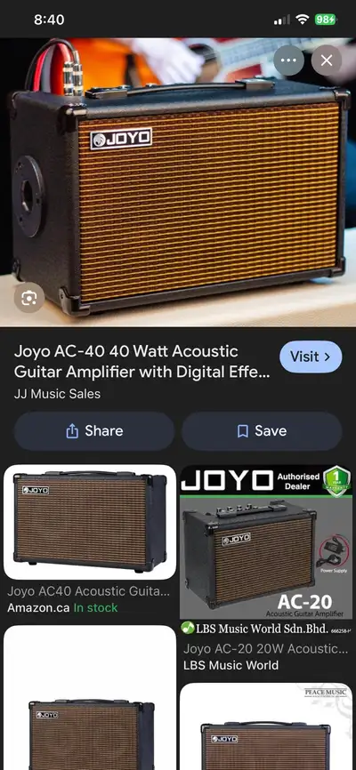 JOYO AC 40 (Guitar Amplifier), View more