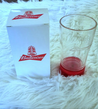 Budweiser Red Light Glass 
