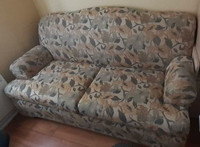 Sofa lit 2 places avec matelas double