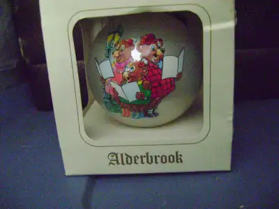 ALDERBOOK UNBREAKABLE CHRISTMAS ORNAMENT MADE IN CANADA WITH BOX, View more