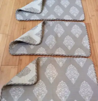 ⭐️5 Custom REVERSIBLE cushion covers & matching Italian fabric , View more