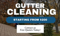 Eavestrough Cleaning / Gutters Cleaning 